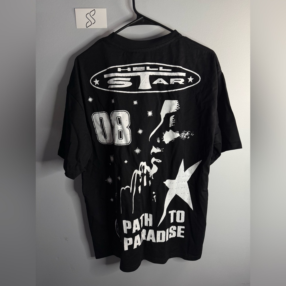 Hellstar Black Graphic T-Shirt